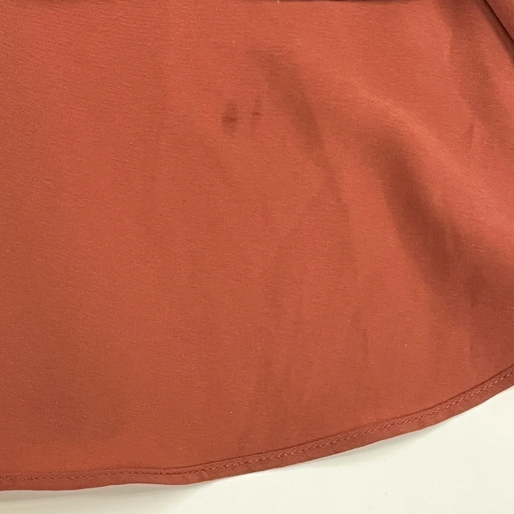 Anthropologie Postmark Top Womens Large Ruffle Peplum Boho Flowy Shirt Tee - Picture 8 of 12